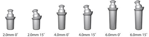 Brevis™ Abutments with a 2.5mm Post