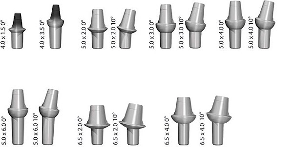 Stealth Shouldered Abutments with a 3.0mm Post